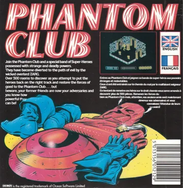 Phantom Club (UK) (1988) box cover back